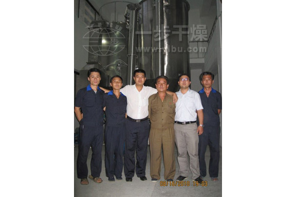 FL沸腾制粒机试车现场