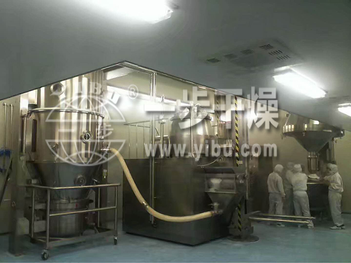 新型固体制剂制粒干燥联线