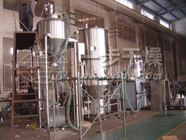 新型固体制剂制粒干燥联线