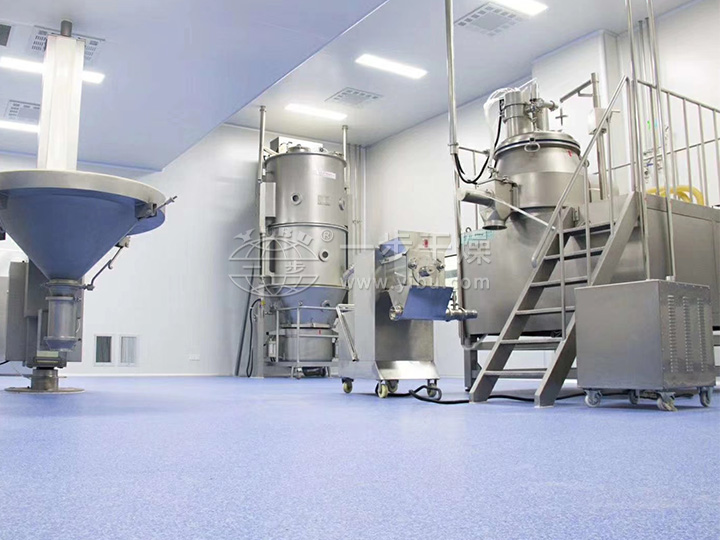 新型固体制剂制粒干燥联线