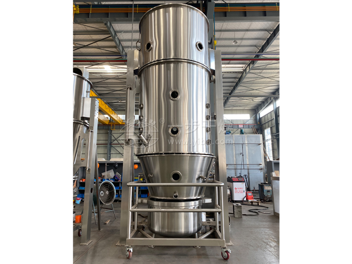 FL沸腾制粒机试车现场