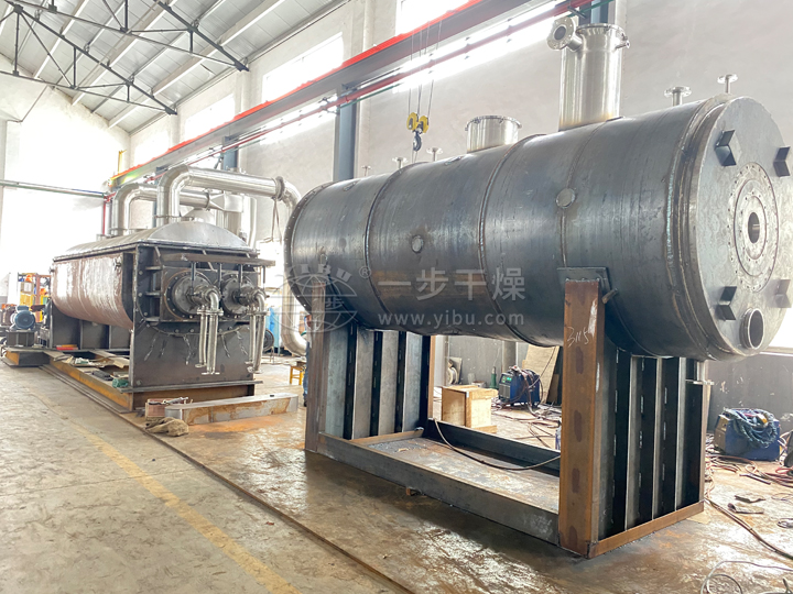 QJ系列空心桨叶干燥机制作现场